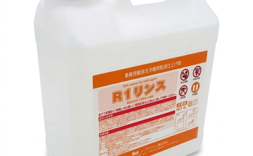[洗浄機用乾燥剤]R1リンス ４L